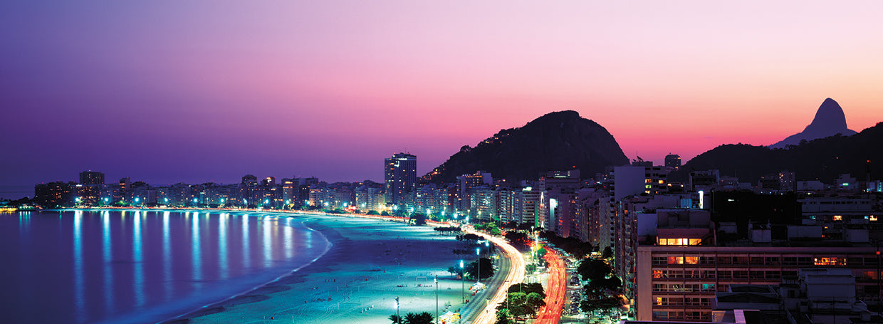 Luces de la playa de Copacabana Lienzo