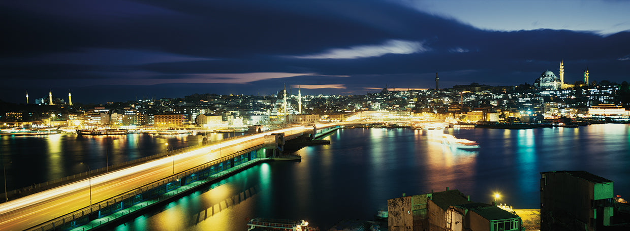 Estambul de noche Lienzo