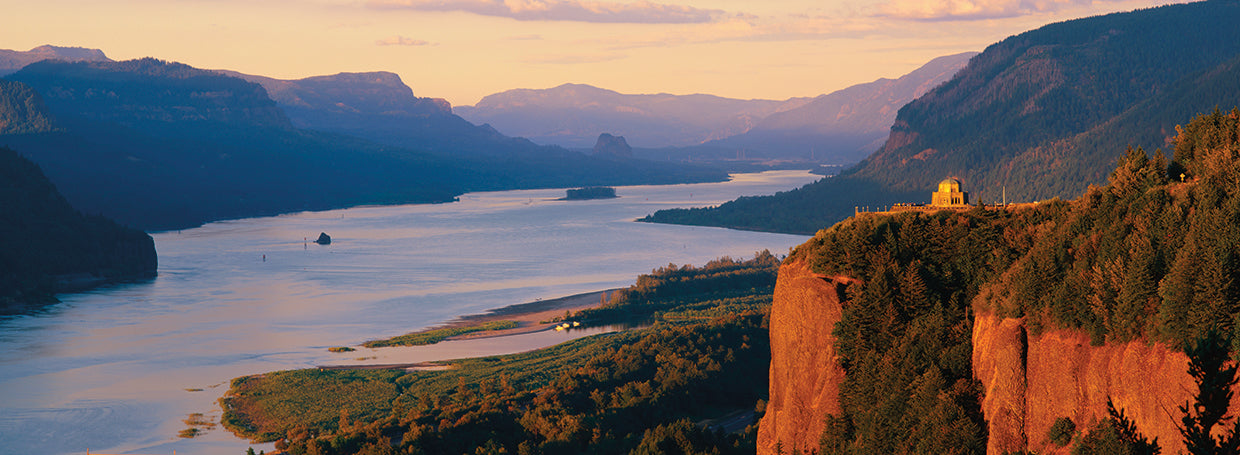 Dusk over Columbia River