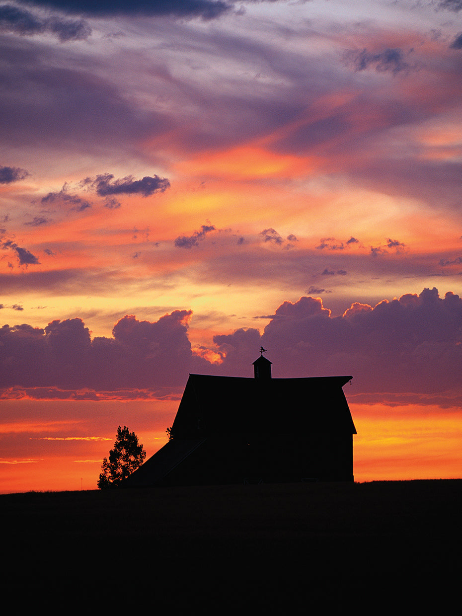 Barn at Sunset