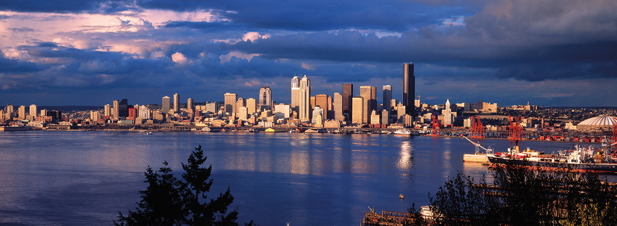 Horizonte de Seattle Lienzo