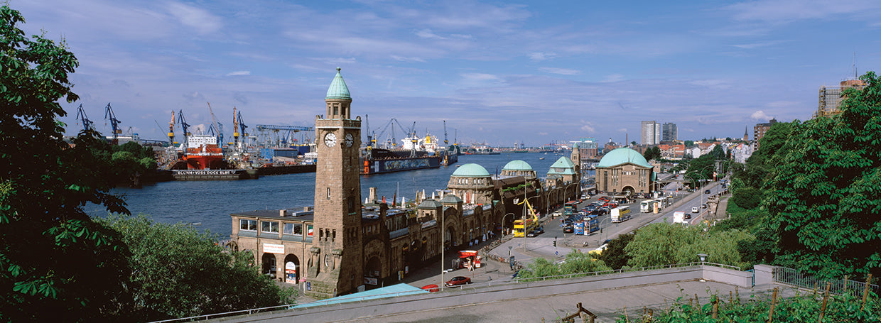 Paseo marítimo de Port Hamburg Lienzo