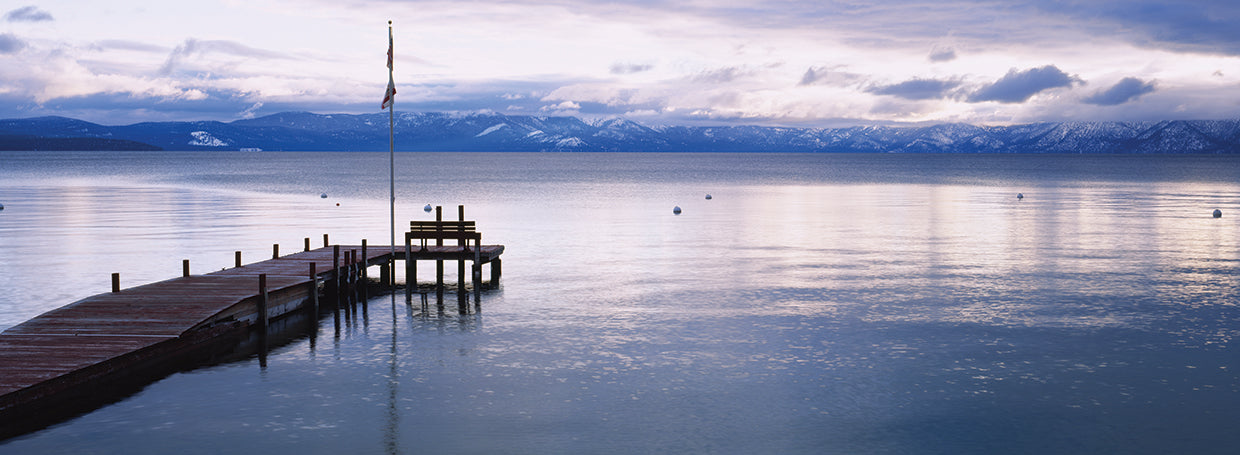 Muelle del lago Tahoe Lienzo