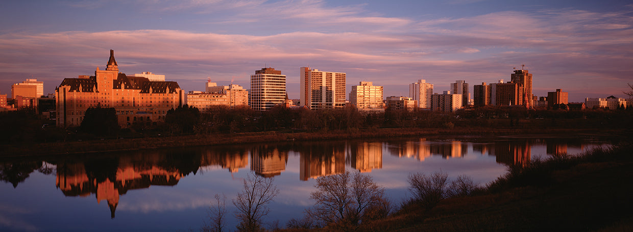 Horizonte de Saskatoon Lienzo