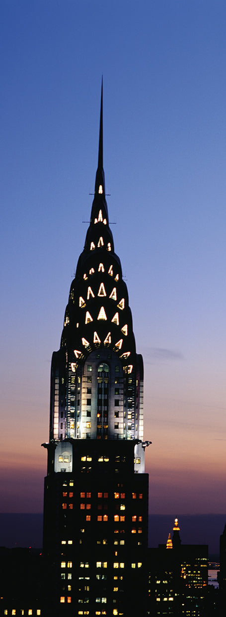 Edificio Crepúsculo Chrysler Lienzo