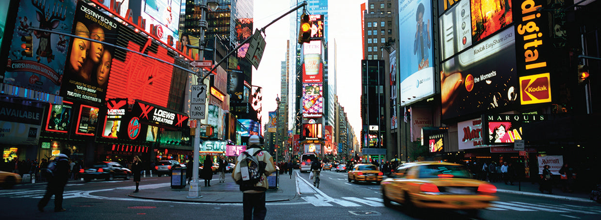 Tráfico, Times Square Lienzo