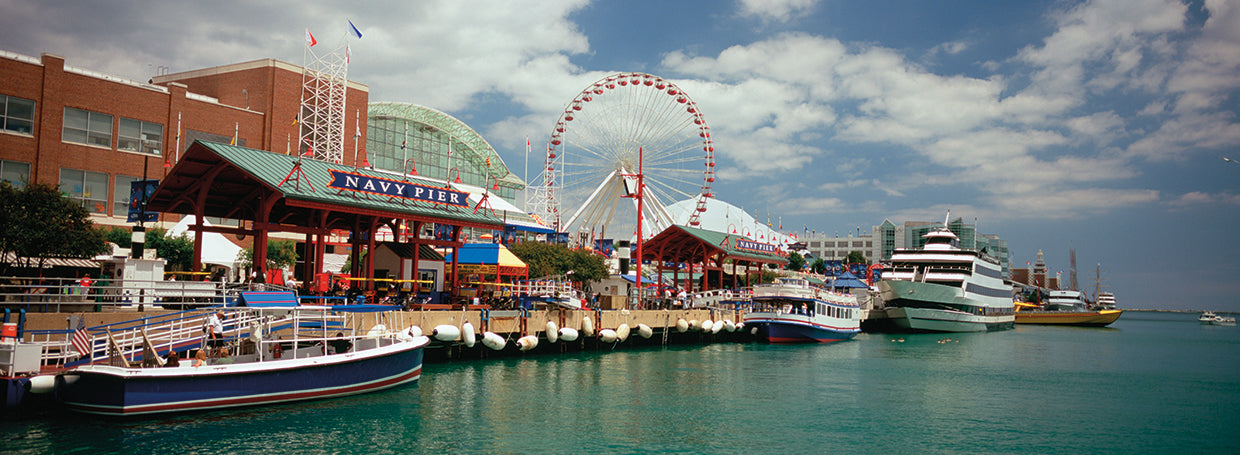Moored Boats at Navy Pier
