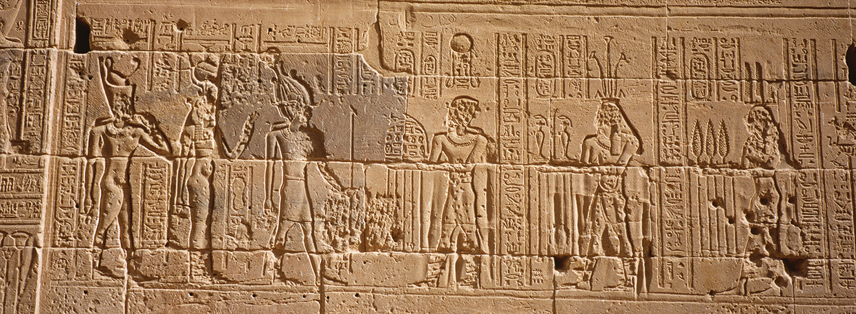 Tallas del templo de Egipto Lienzo