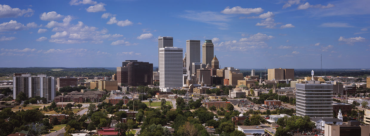 Sobre el horizonte de Tulsa Lienzo
