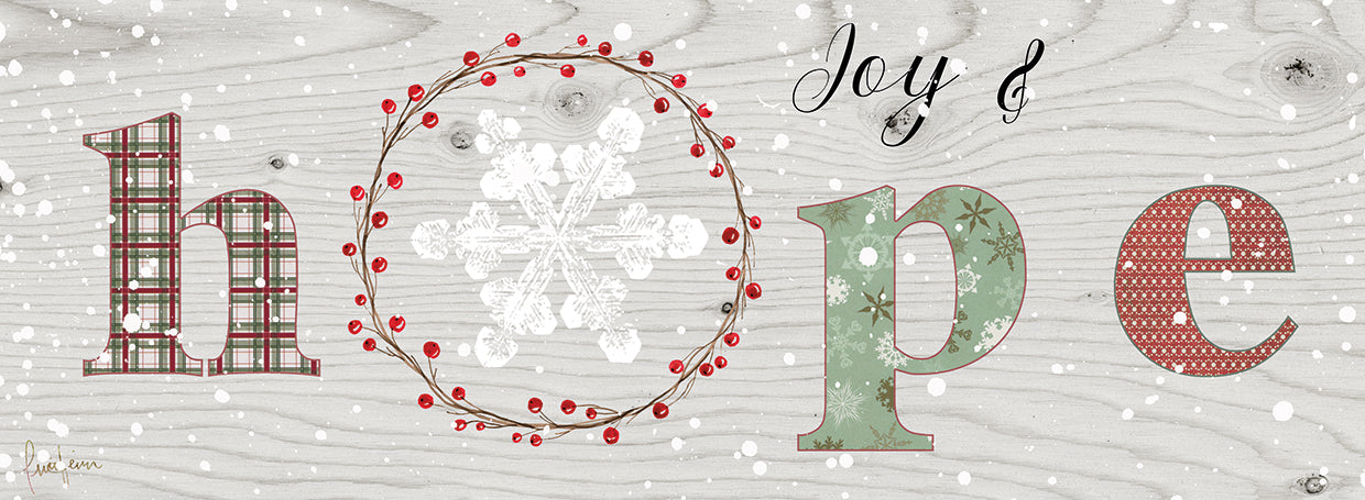 Farmhouse Christmas Hope Sign