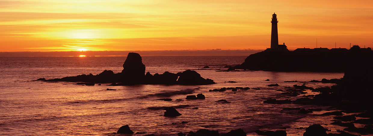 Pigeon Point Lighthouse Silhouette