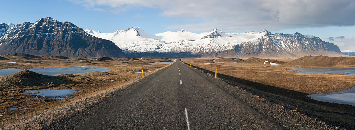 Camino en Islandia Lienzo