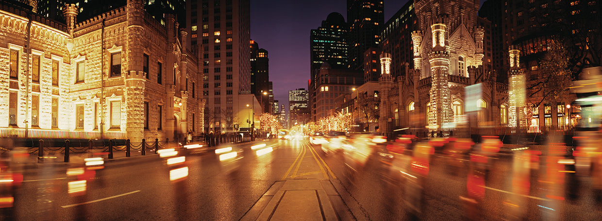 Michigan Avenue at Dusk