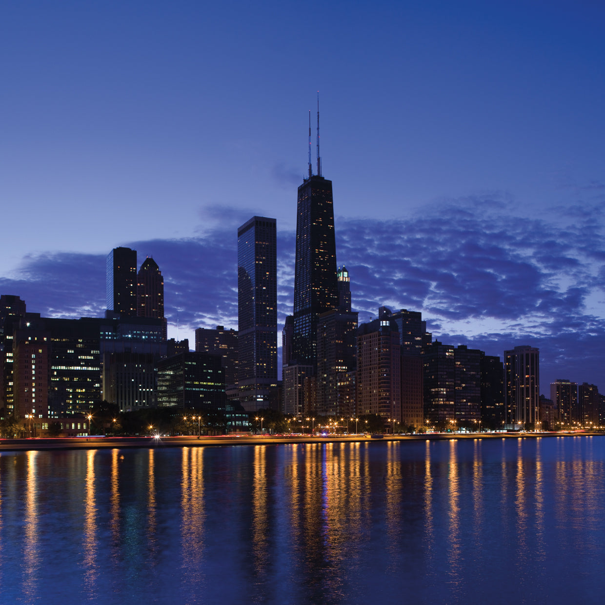 Edificios en el paseo marítimo de Chicago Lienzo