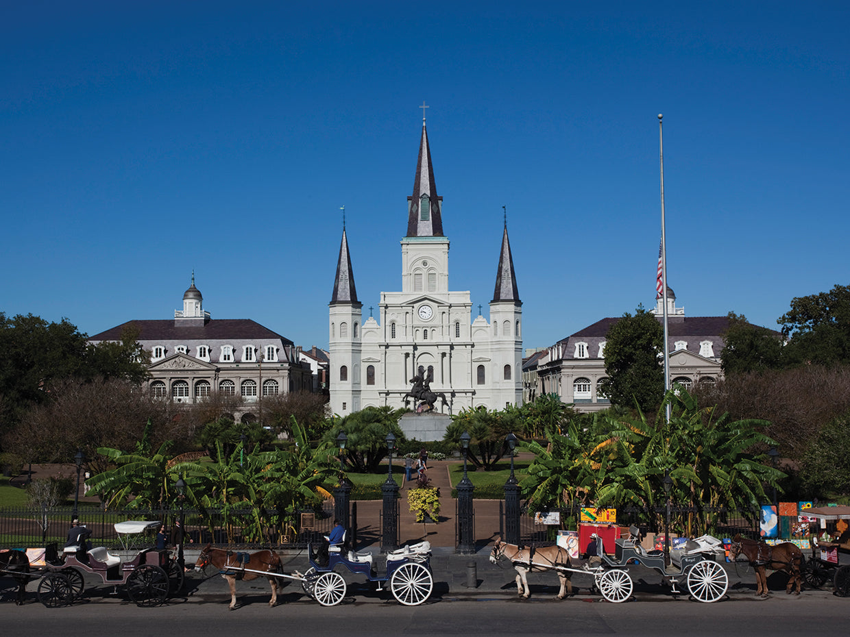Carriages at St. Louis Cathedral