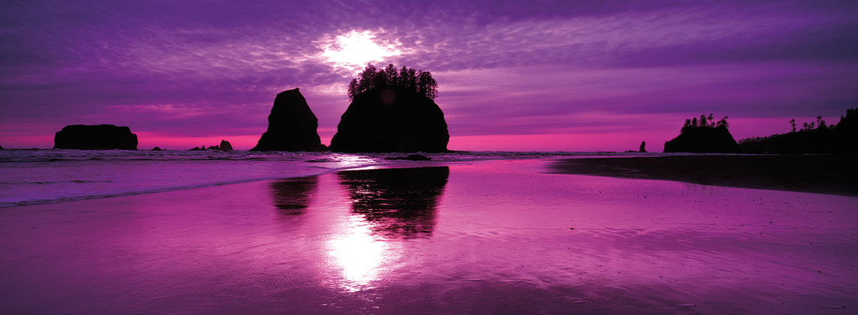 Second Beach's Sea Stacks