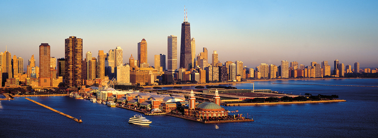 Navy Pier desde arriba Lienzo