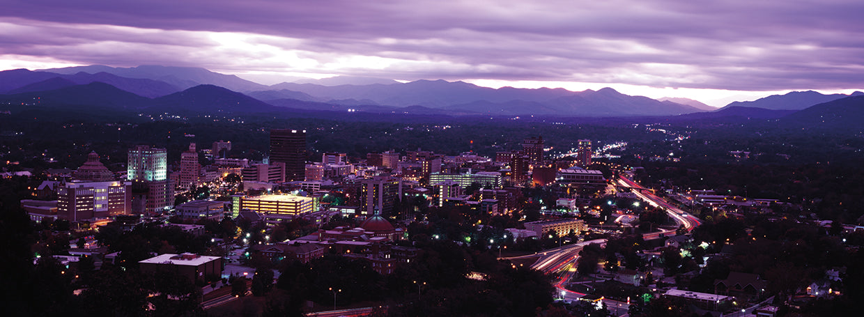 Asheville, NC at Dusk