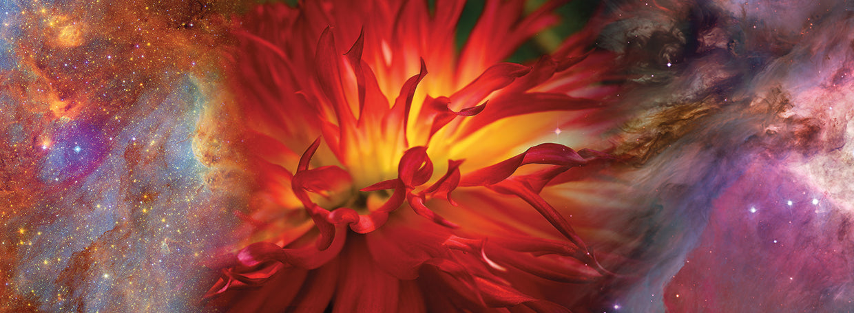 Hubble Galaxy in Abstract