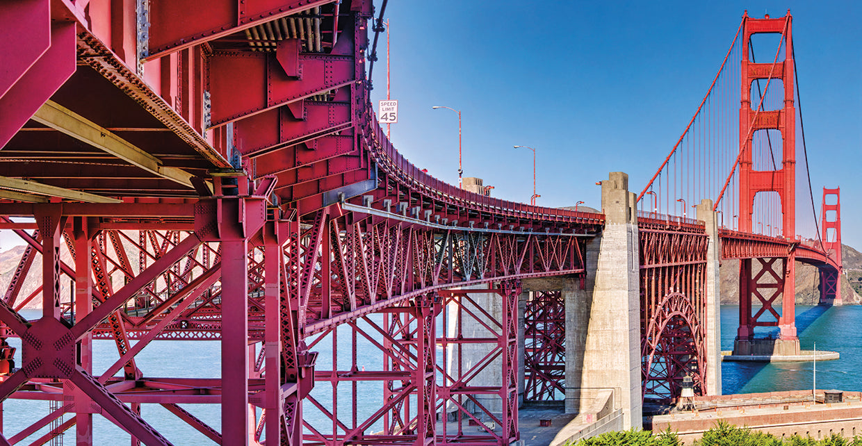Soportes estructurales de Golden Gate Lienzo