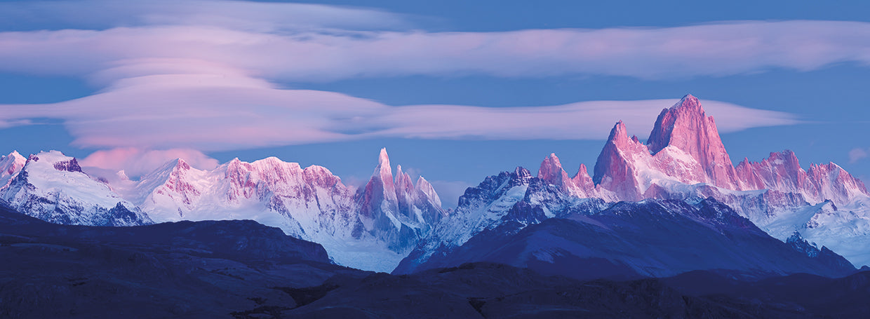 Nubes sobre el monte Fitzroy Lienzo