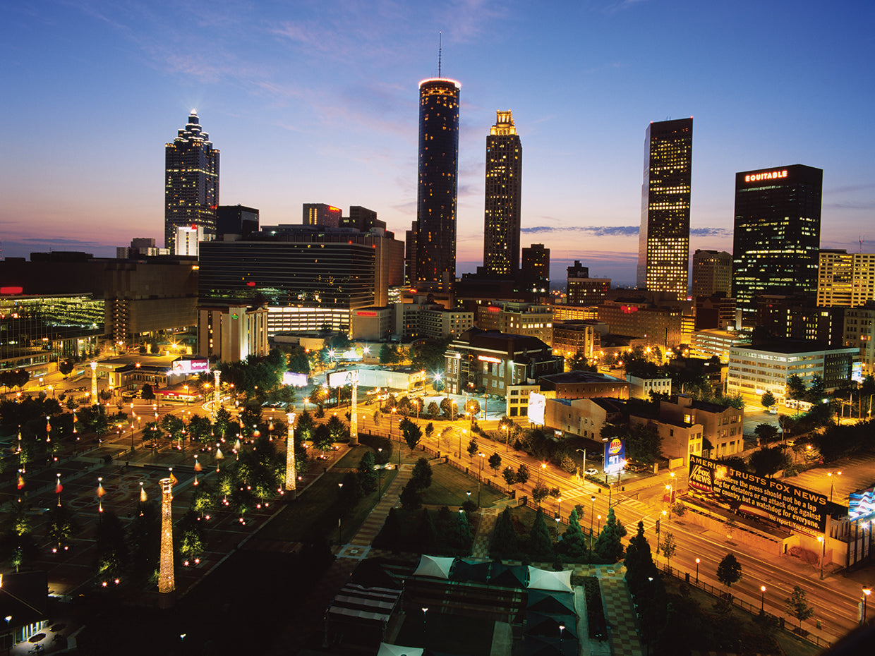 Evening View of Atlanta