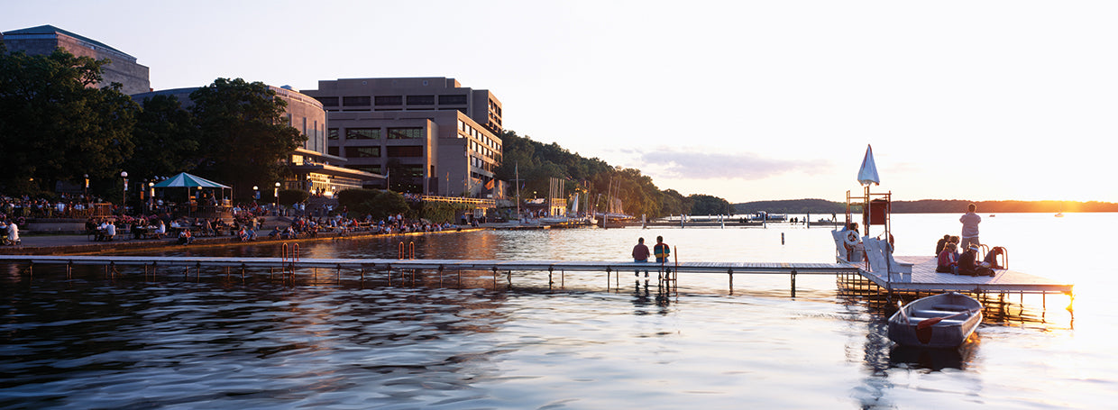 Relaxing at Lake Mendota