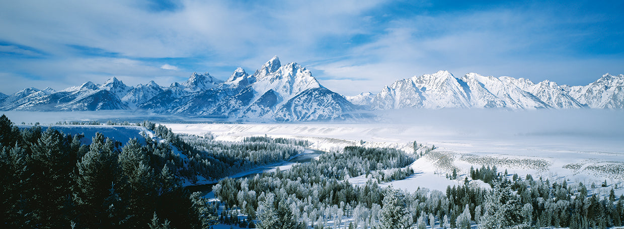 Nevadas en Grand Teton Lienzo