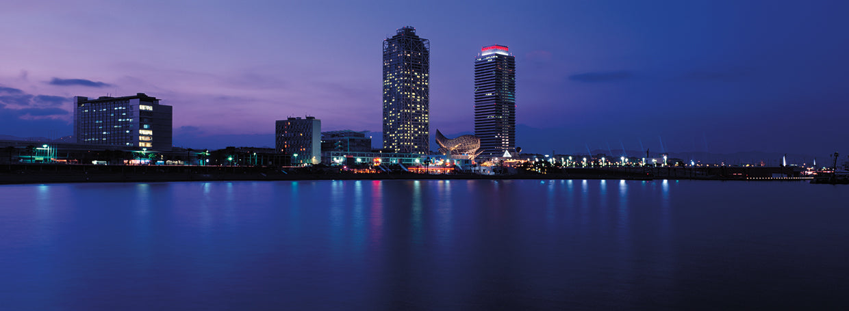 Luces de barcelona Lienzo