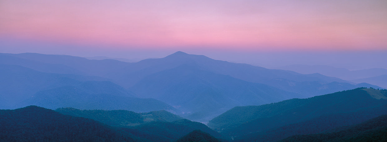Fog over Pisgah National Forest