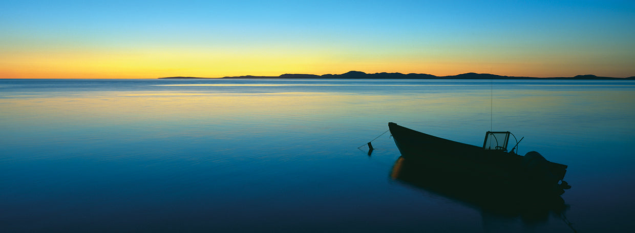 Boat Moored in Chukchi Sea