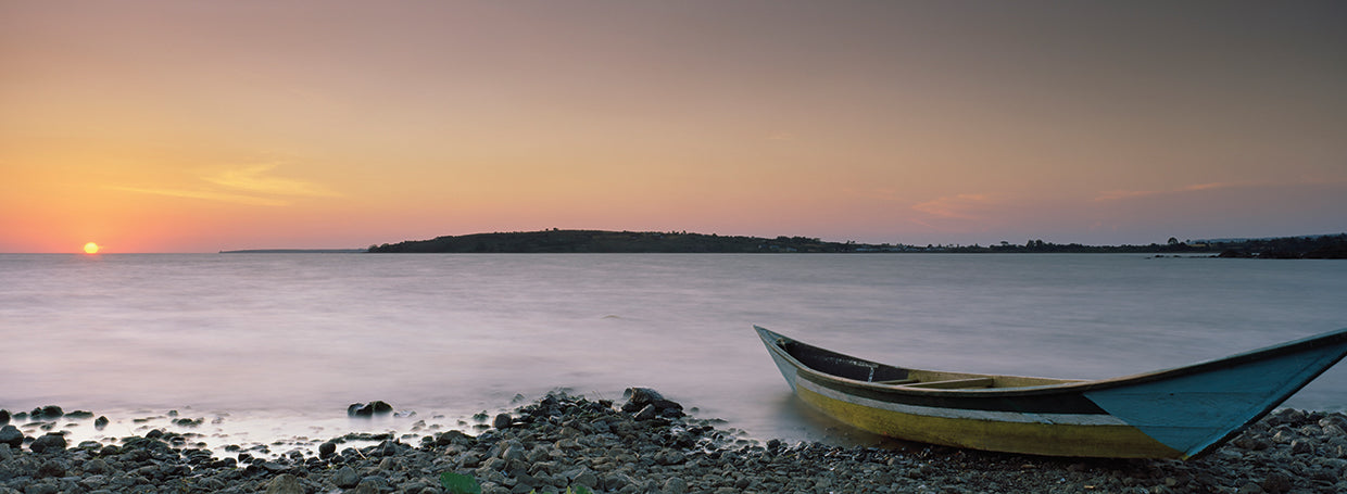 Boats on Lake Victoria, Kenya