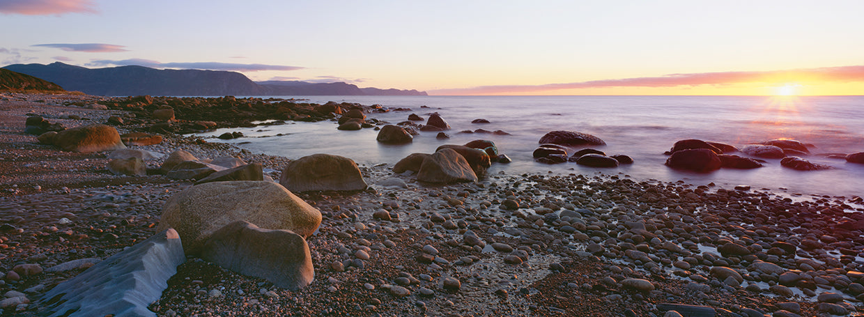 Sunset Rocky Coast, Newfoundland