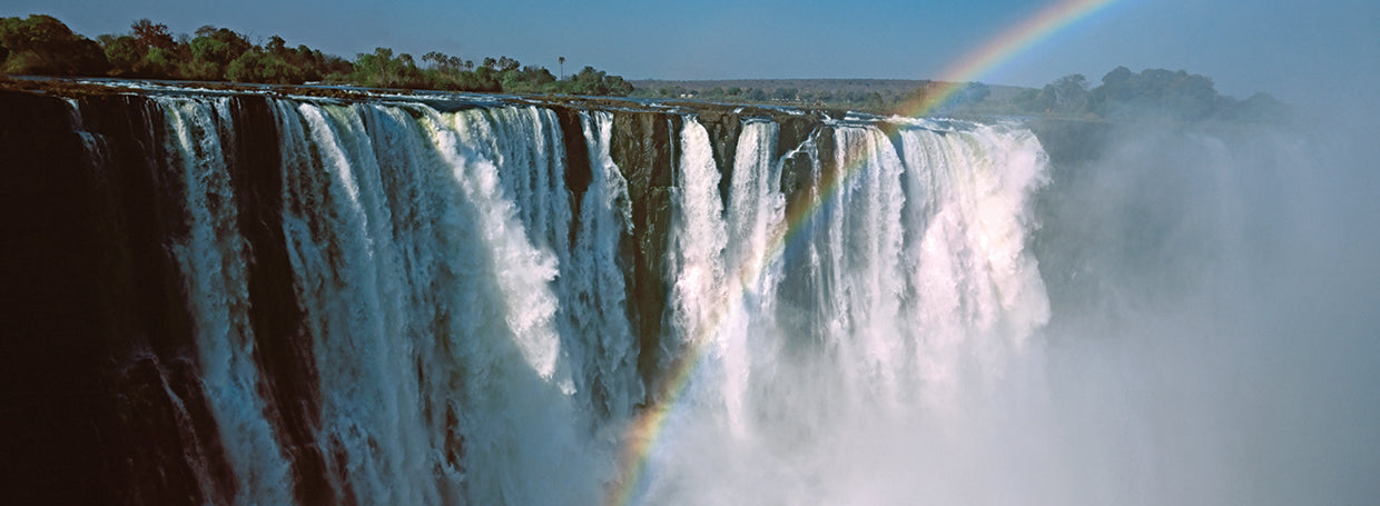Rainbow over Victoria Falls, Zimbabwe