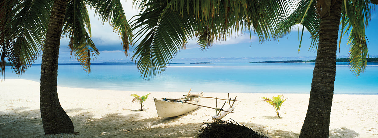 Barco estabilizador, Aitutaki, Islas Cook Lienzo