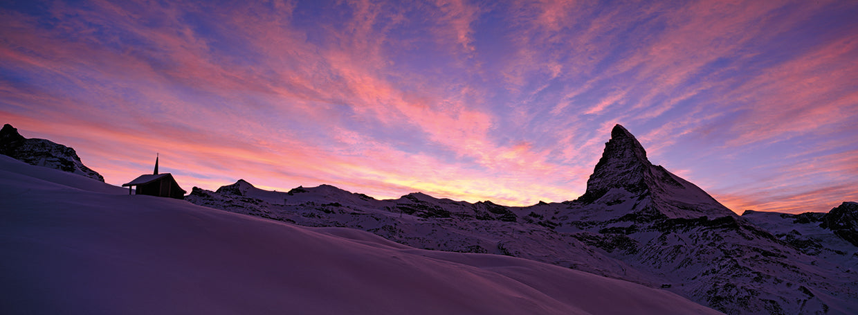 Mt Matterhorn at sunset, Switzerland