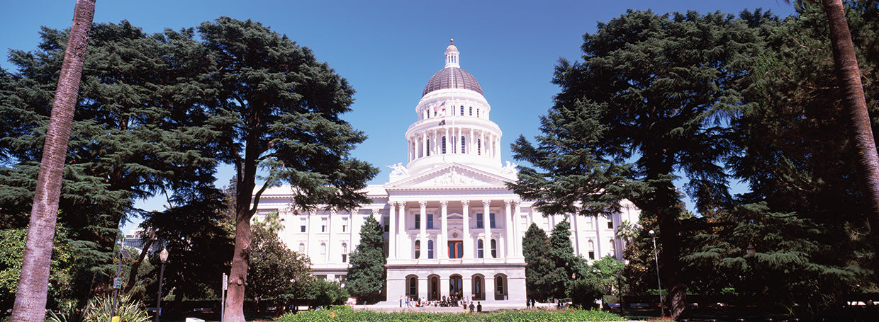 Fachada del Capitolio del Estado de California Lienzo