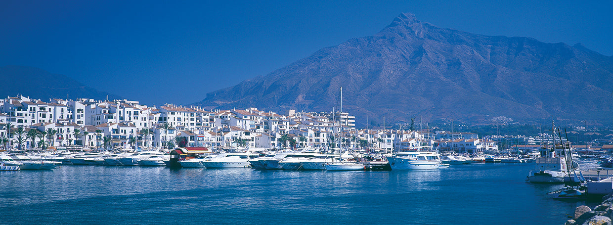Barcos en puerto español Lienzo