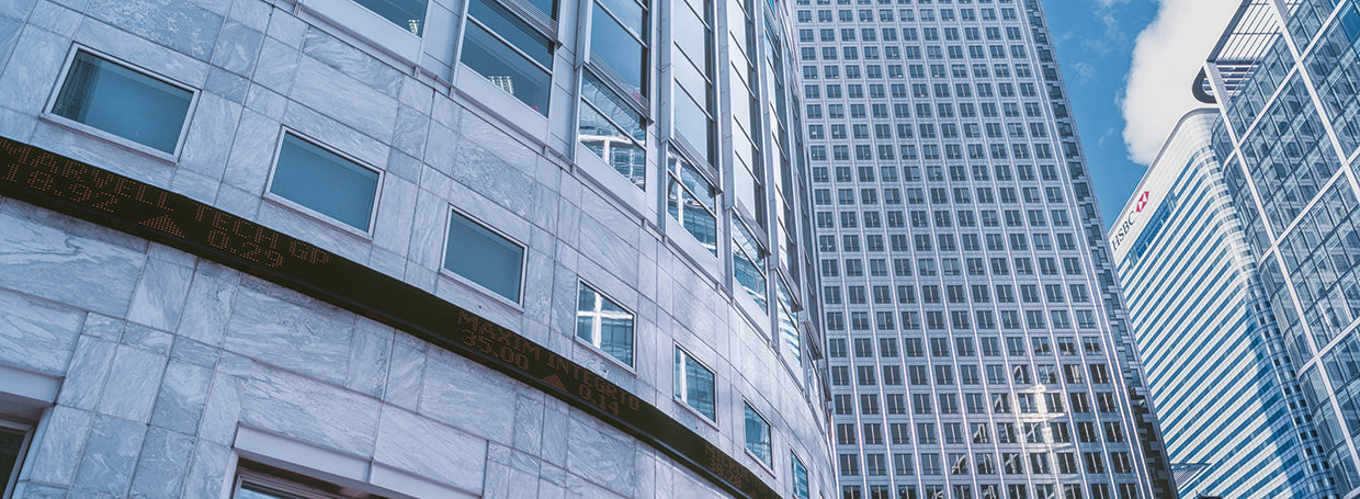 Skyscrapers in Canary Wharf