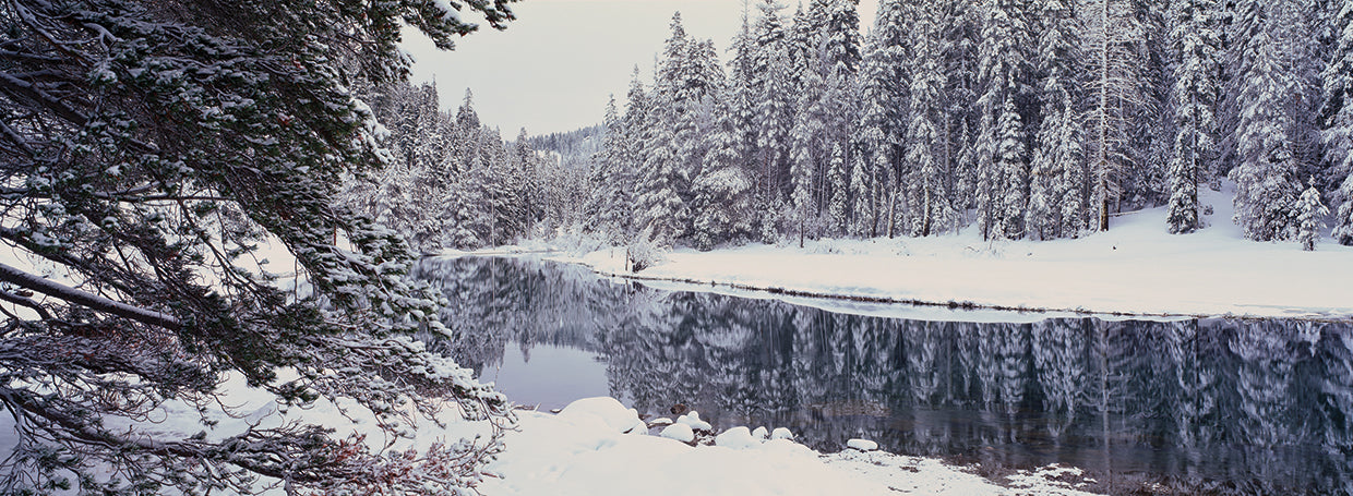 Snow Covered Lake Tahoe