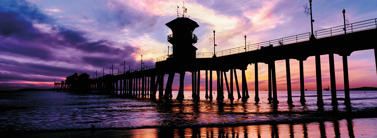 Huntington Beach at Sunset