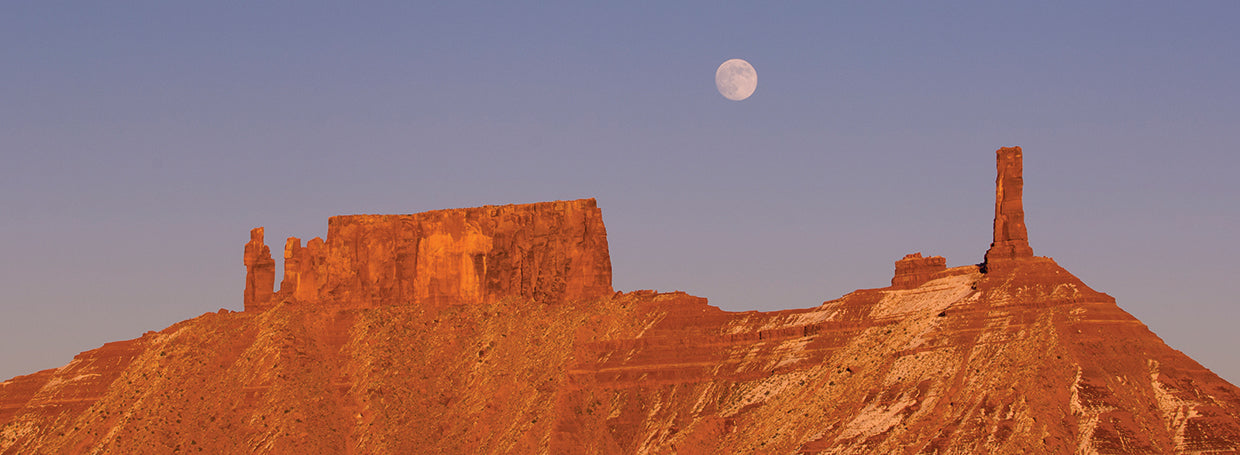 Moon Over Castle Valley