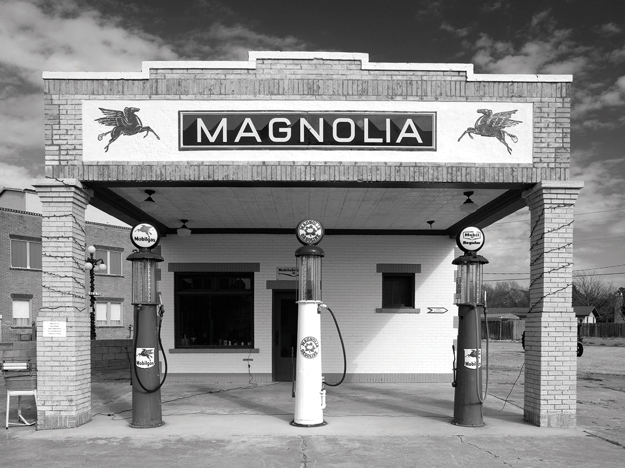 Facade of Texas Gas Station