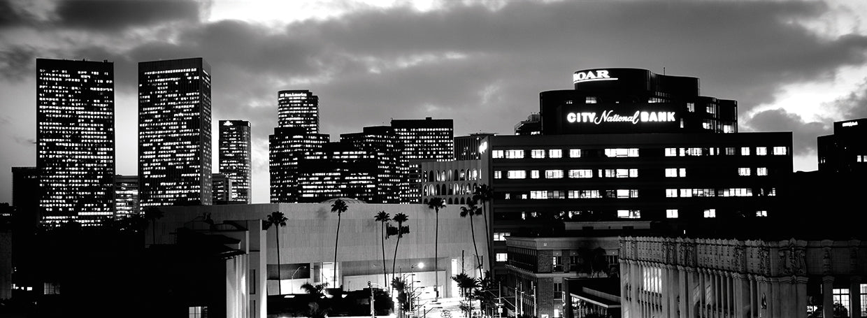 Century City en la noche Lienzo