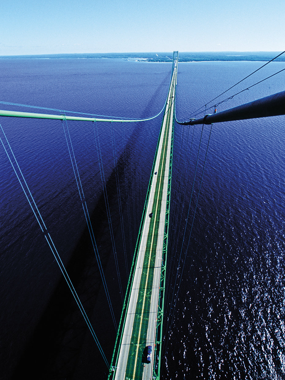 Mackinac Bridge From Above