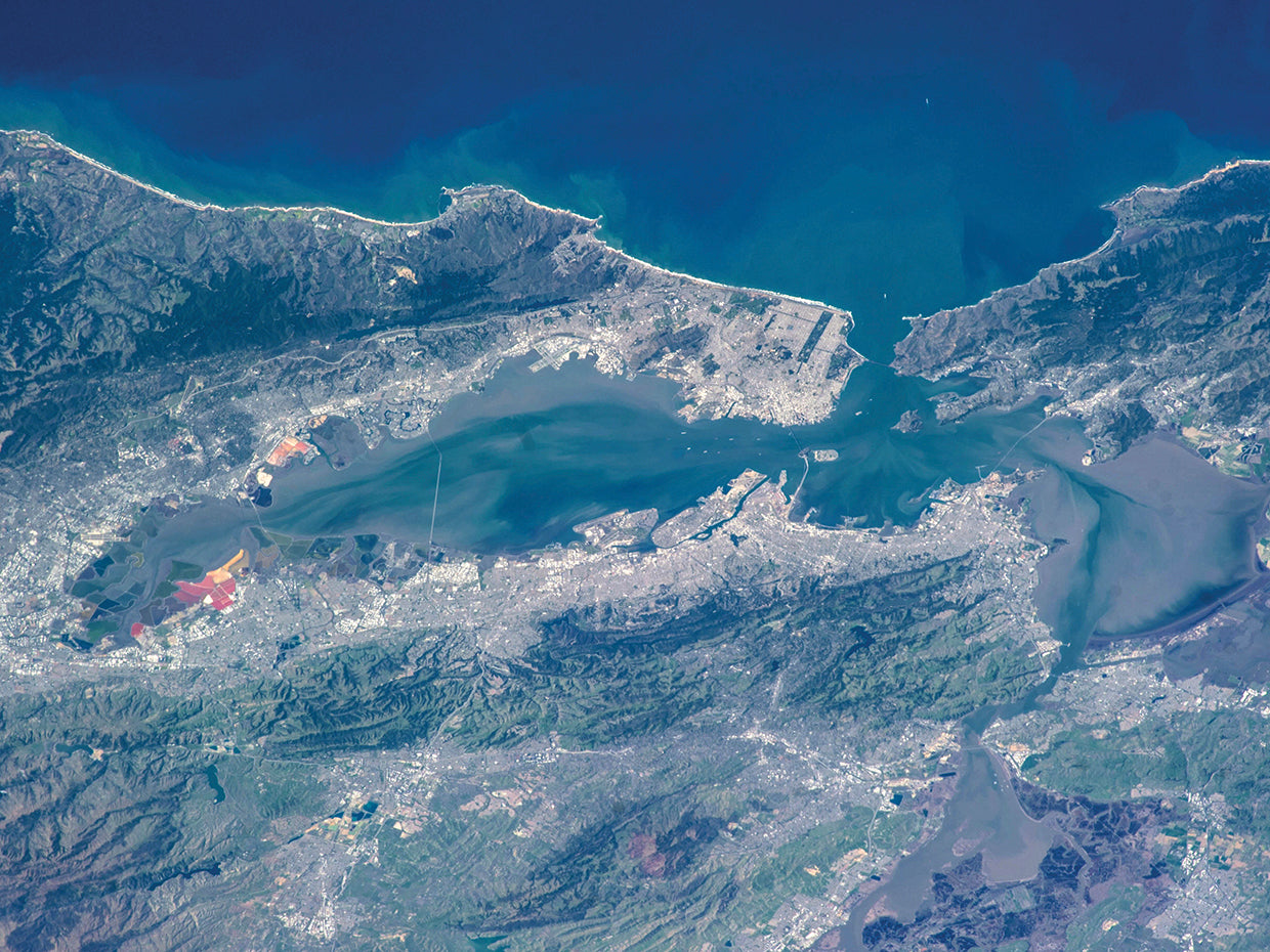 Satellite View of San Francisco