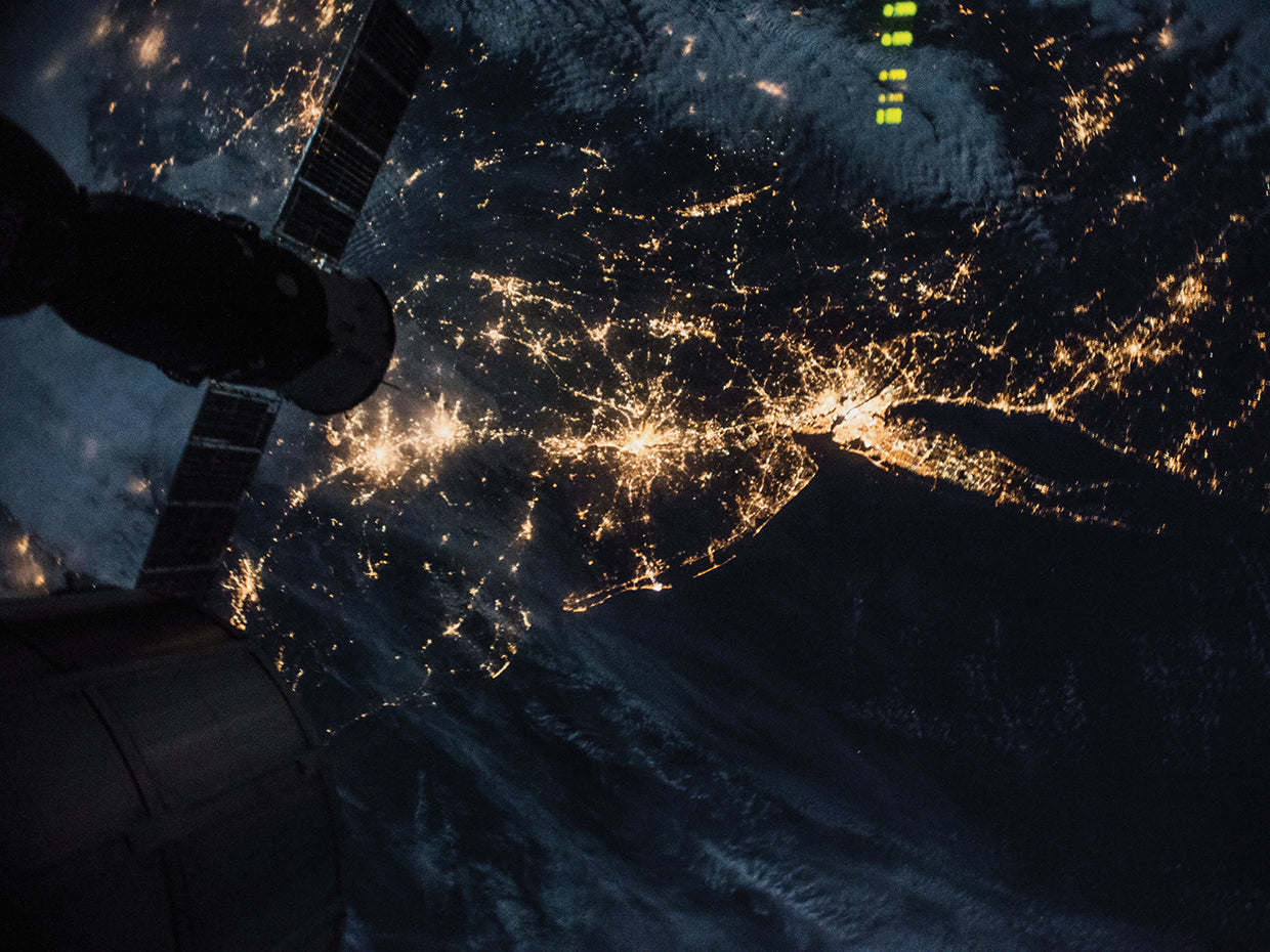 Night Time Satelitte - NYC