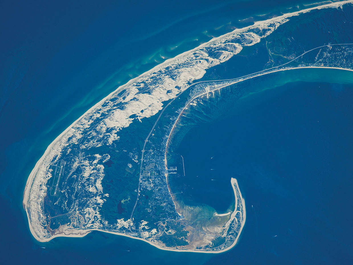 Cape Cod via Satelitte