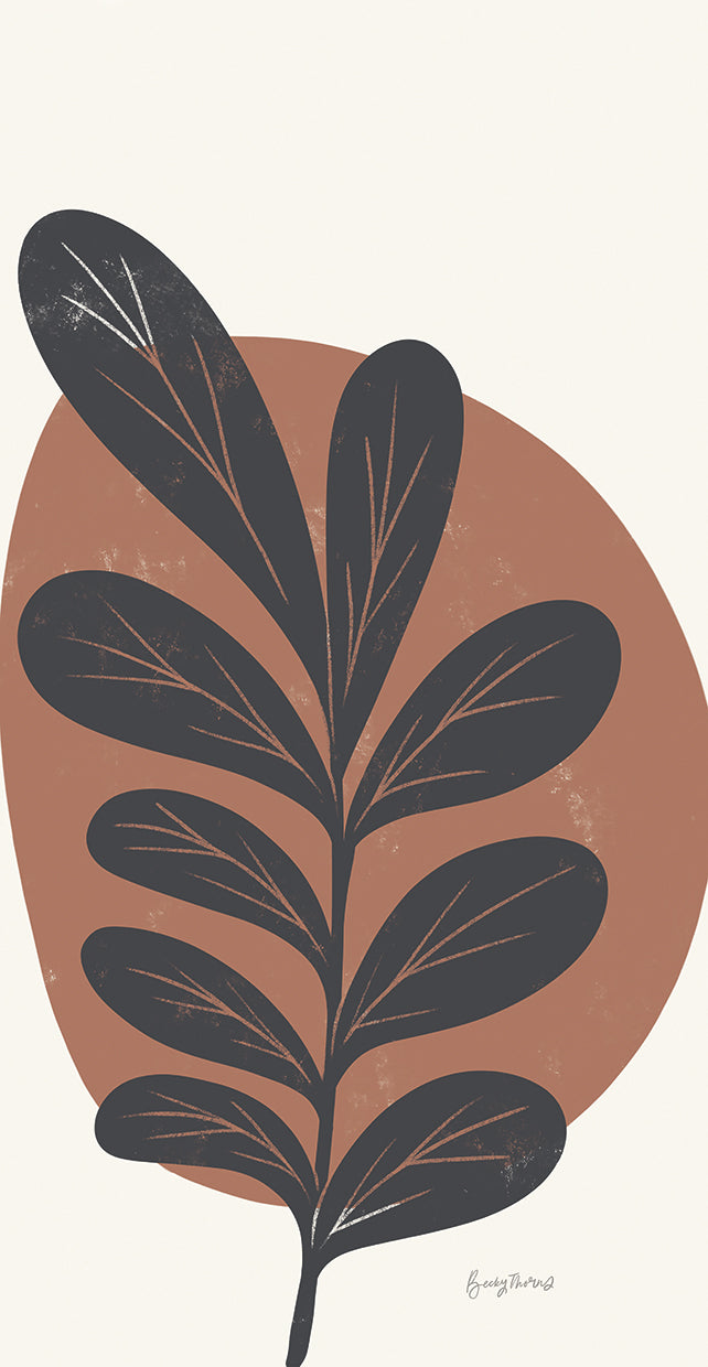 Mid Century Modern III Terracotta Crop