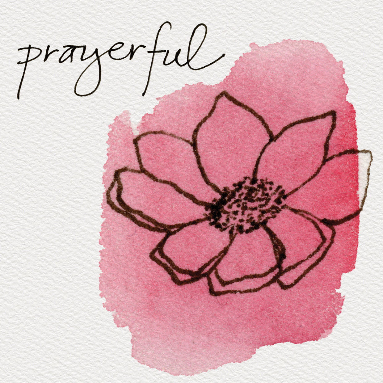 Floral Doodles Prayerful